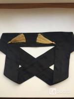 Пояс лента ткань черный кисти золото аксессуар ремень стиль мода бренд тред 44 46 48 42 женский - Продажа объявление в Москве