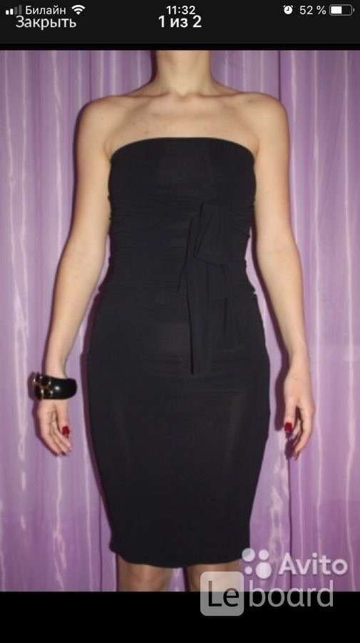 Платье новое peg италия м 46 чёрное футляр сарафан по фигуре вечернее стильное нарядное коктельное - фотография