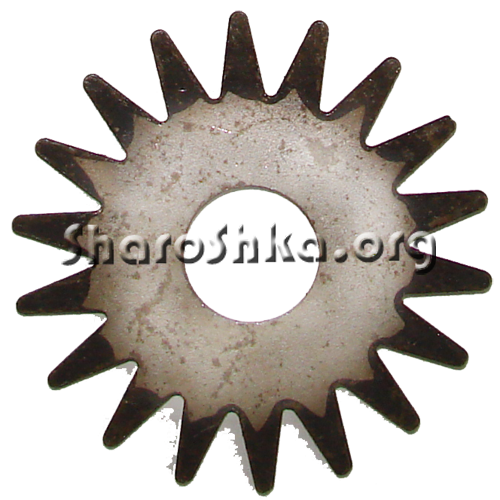 Шарошка-звёздочка шлифовальная D50xd14x1,5(острозубая) для правки абразивных кругов - фотография
