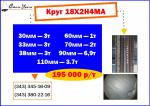 Распродажа кругов сталь 18Х2Н4МА по выгодной цене - Продажа объявление в Екатеринбурге