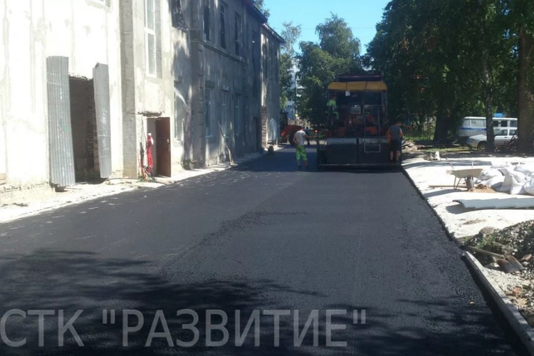 Асфальтирование улиц услуги в СПб - фотография