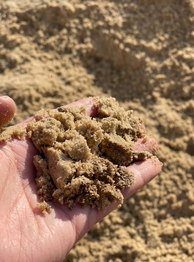 Холодный асфальт Олмикс, щебень гравийный, песок с доставкой - фотография