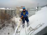 Промышленный Альпинист Рязань чистим снег кровли крыш. Сбить сосульки наледь - Услуги объявление в Рязани