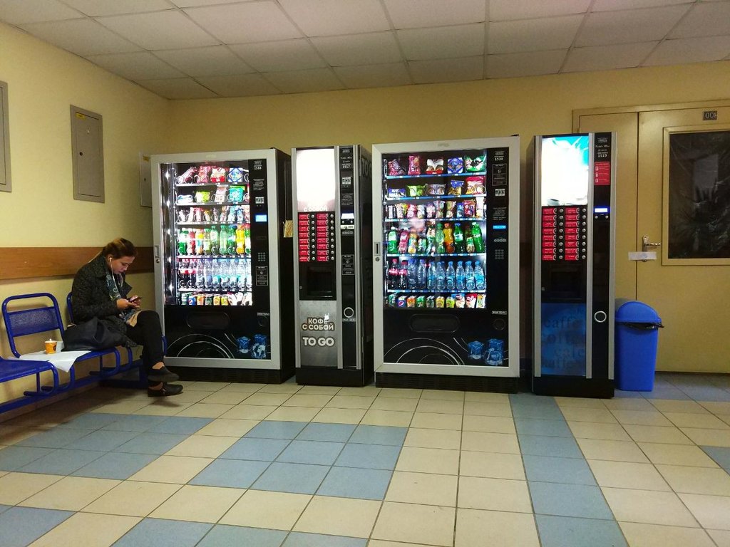 Места для кофе автоматов и другой вендинг метро Электрозаводская - фотография