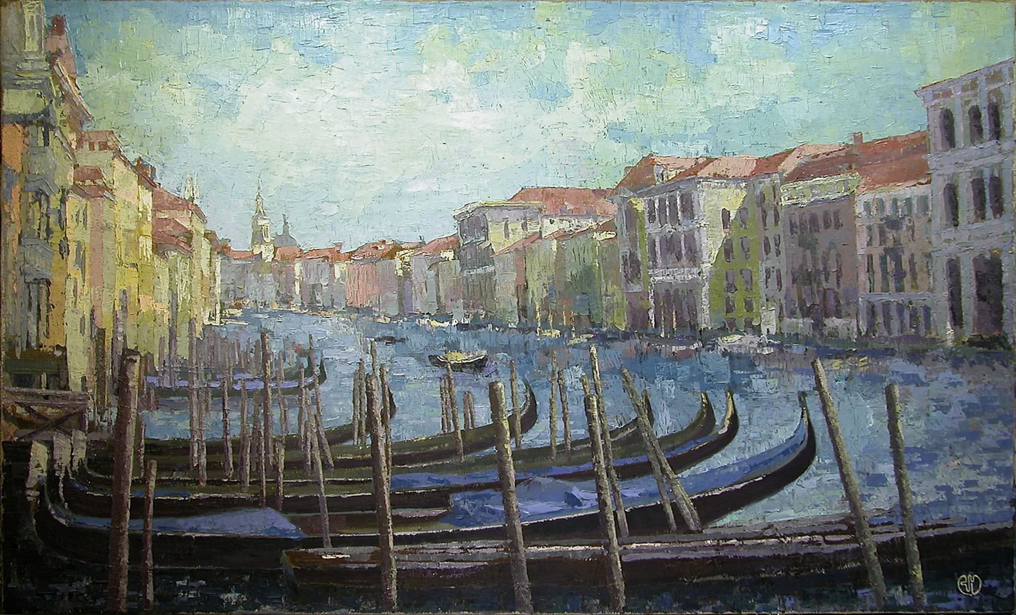 Продаю картину: автор Аксамитов Юрий, la mia Venezia, la grande canal - фотография