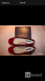 Балетки новые lesilla италия 39 размер красные лак кожа лаковая кожа кожаные мыс открыт вырез туфли - Продажа объявление в Москве