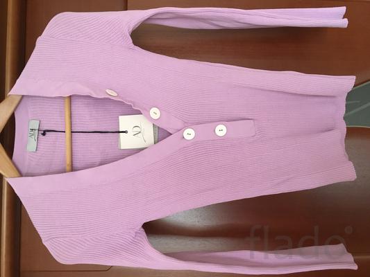 Кофта новая ad style италия 44 46 м s женская фиолетовая лапша вязаная лаванда - фотография