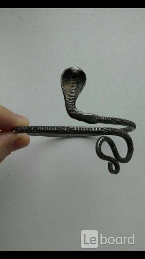 Браслет на руку кобра змея клеопатра бижутерия украшения топ металл аксессуар 46 - фотография