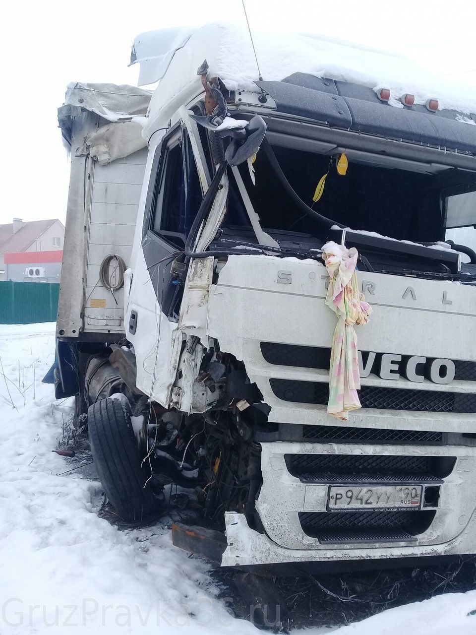 Правка рамы грузовика в Воронеже - фотография