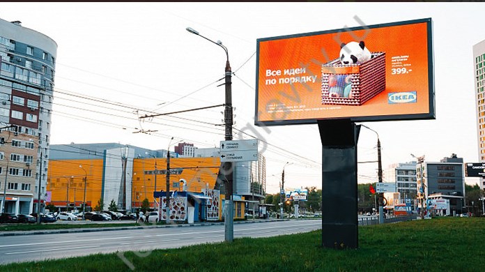  Светодиодные экраны в Нижнем Новгороде, наружная реклама в лучших местах города - фотография