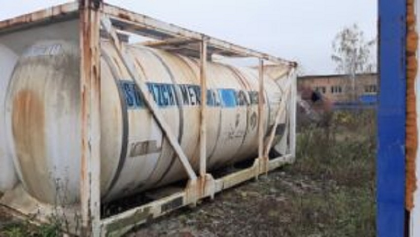 Танк — контейнер нержавеющий, объем -21 куб.м., термос, рубашка - фотография