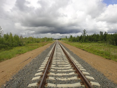 Железнодорожный путь, ремонт, строительство - фотография