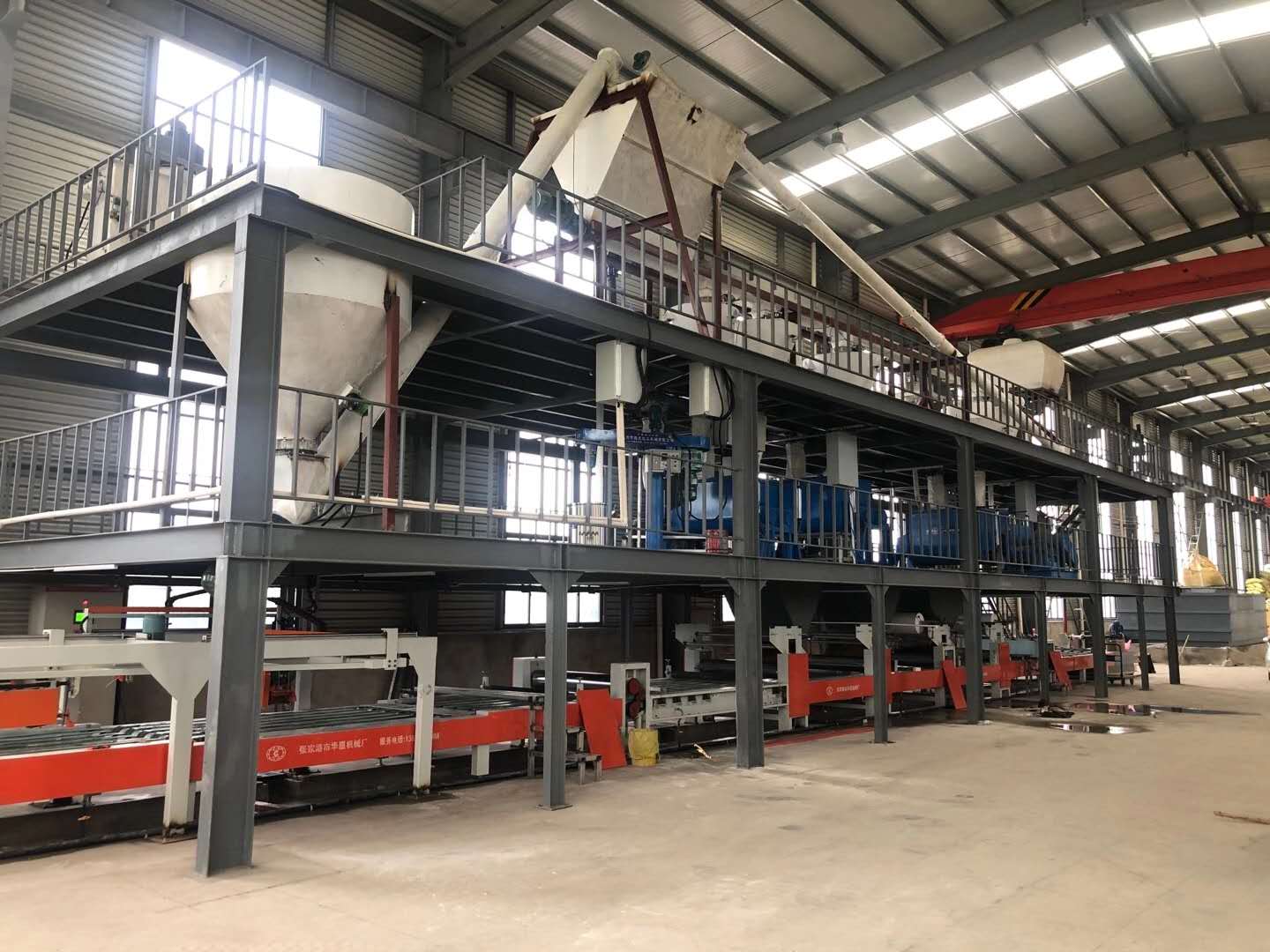 Автоматическая линия по производству стекломагниевого листа (СМЛ) из Китая - фотография