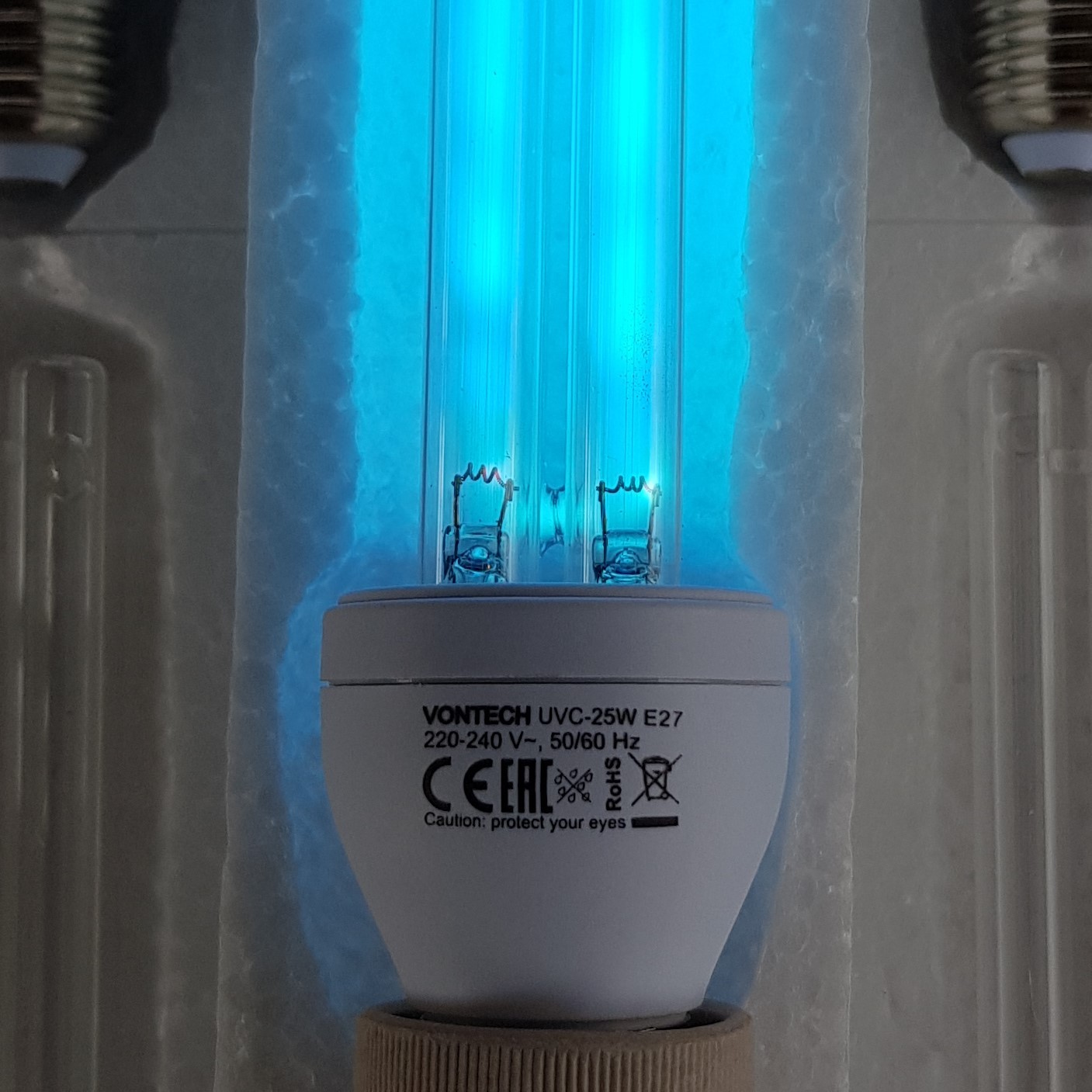Бактерицидная лампа E27 - фотография