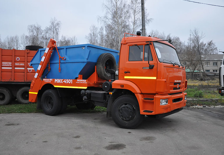 Вывоз строительного мусора  бункером Воронеж - фотография